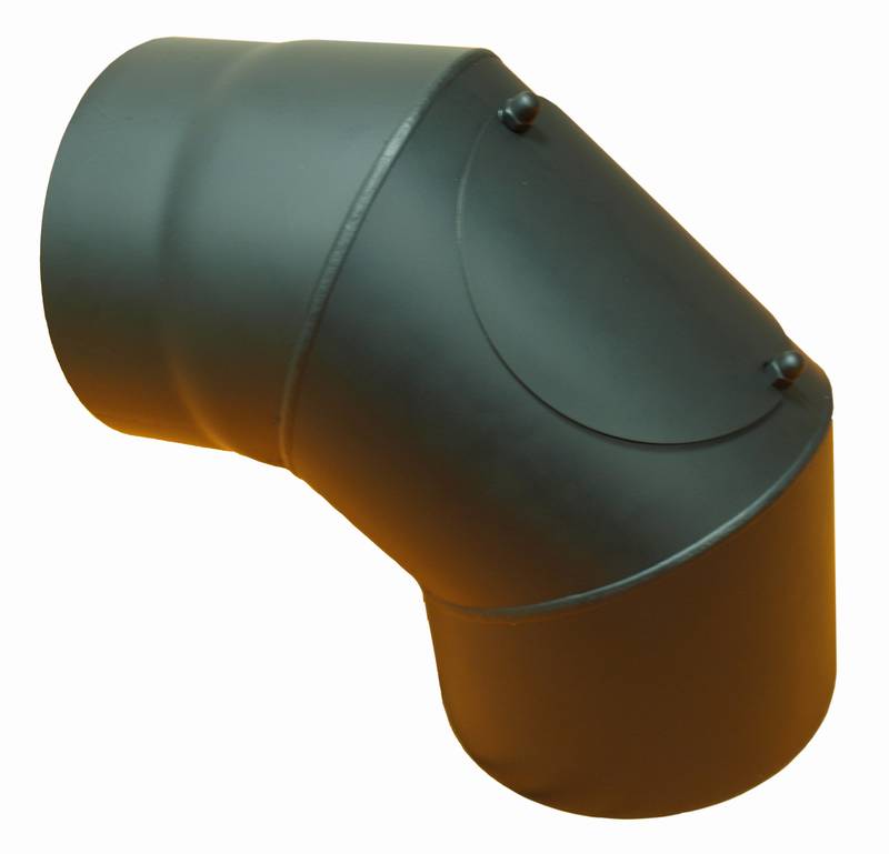 Koleno 90°/180 mm/1,5 mm s čistícím otvorem