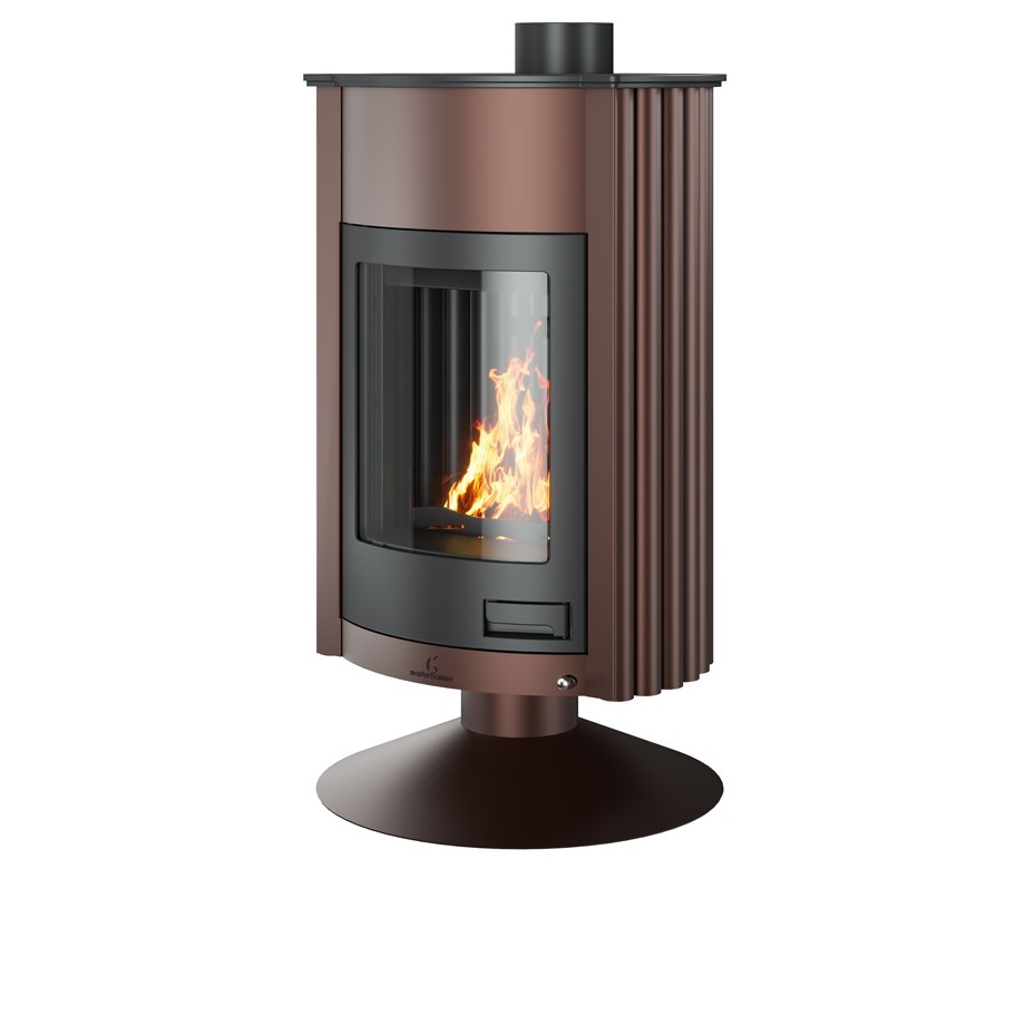 Krbová kamna MASTERFLAMME ® Grande II, hnědá - sametová