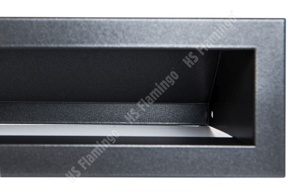 Krbová mřížka OTEVŘENÁ rohová levá 80x40x6 cm, nerez