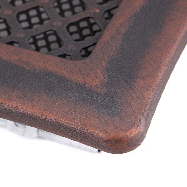 Krbová mřížka 16x32 cm, PREMIUM DECO měděná patina s žaluzií