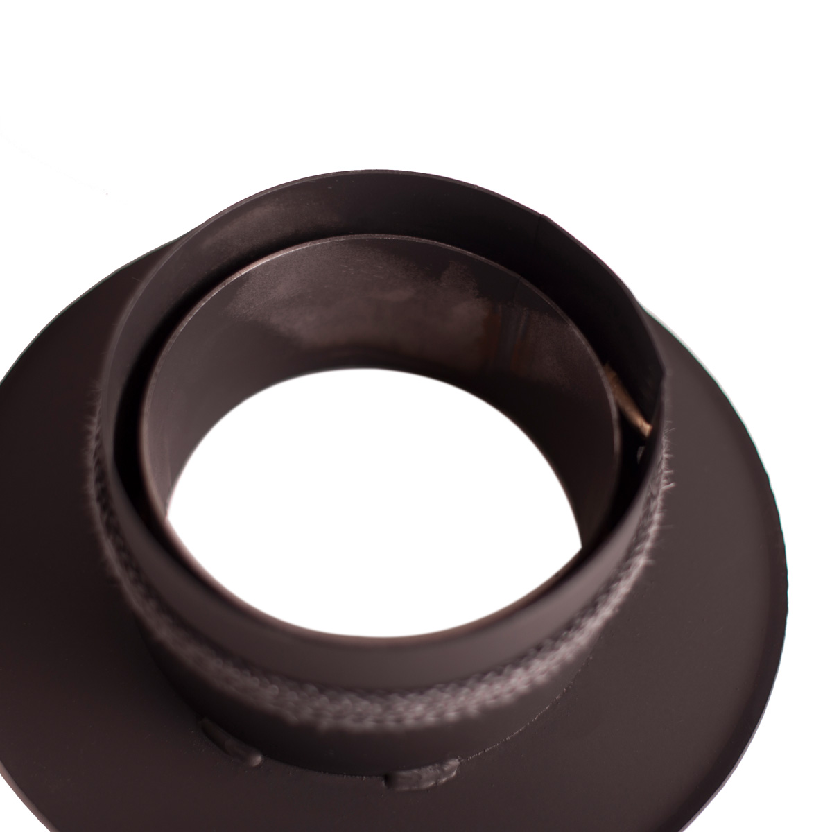 Redukce do keramického komína s růžicí 150 mm/130 mm/1,5 mm komín/kamna